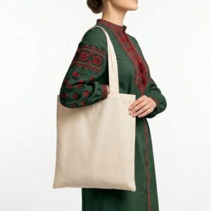 Сумка-шопер з бязі світла