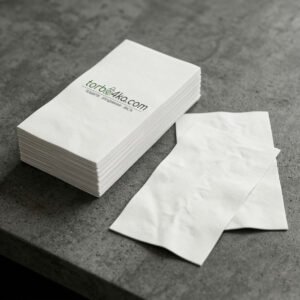 Серветка біла 1/8 біла 2-шарова під друк