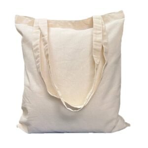 Сумка з бязі натурального кольору